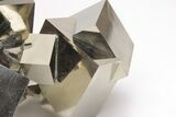 Phenomenal, Natural Pyrite Cube Cluster - Spain #206829-3